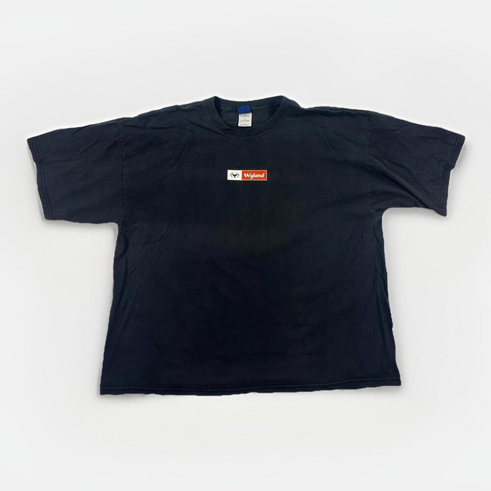 Vintage Wyland Shirt Mens XXL Black Graphic Whale Ocean Short Sleeve Heavyweight